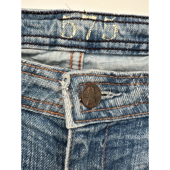 575 Distressed Flare Leg Jeans Womens Size 29 - Picture 8 of 9